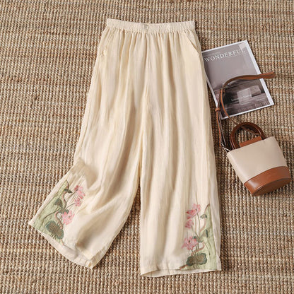Lysette - Floral Print Pants