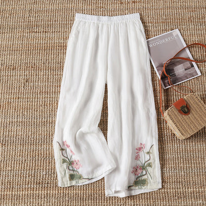 Lysette - Floral Print Pants
