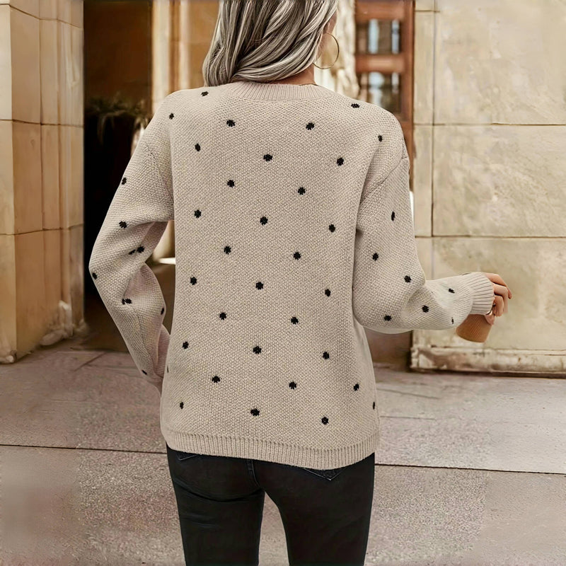 Nina | Textured Knitted Sweater