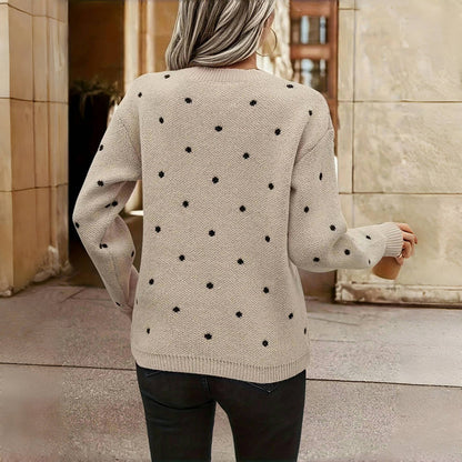 Nina | Textured Knitted Sweater