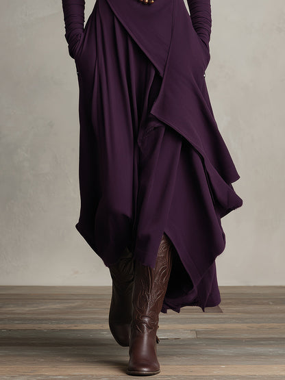 Lunori™ | Natalia Knit Maxi Dress