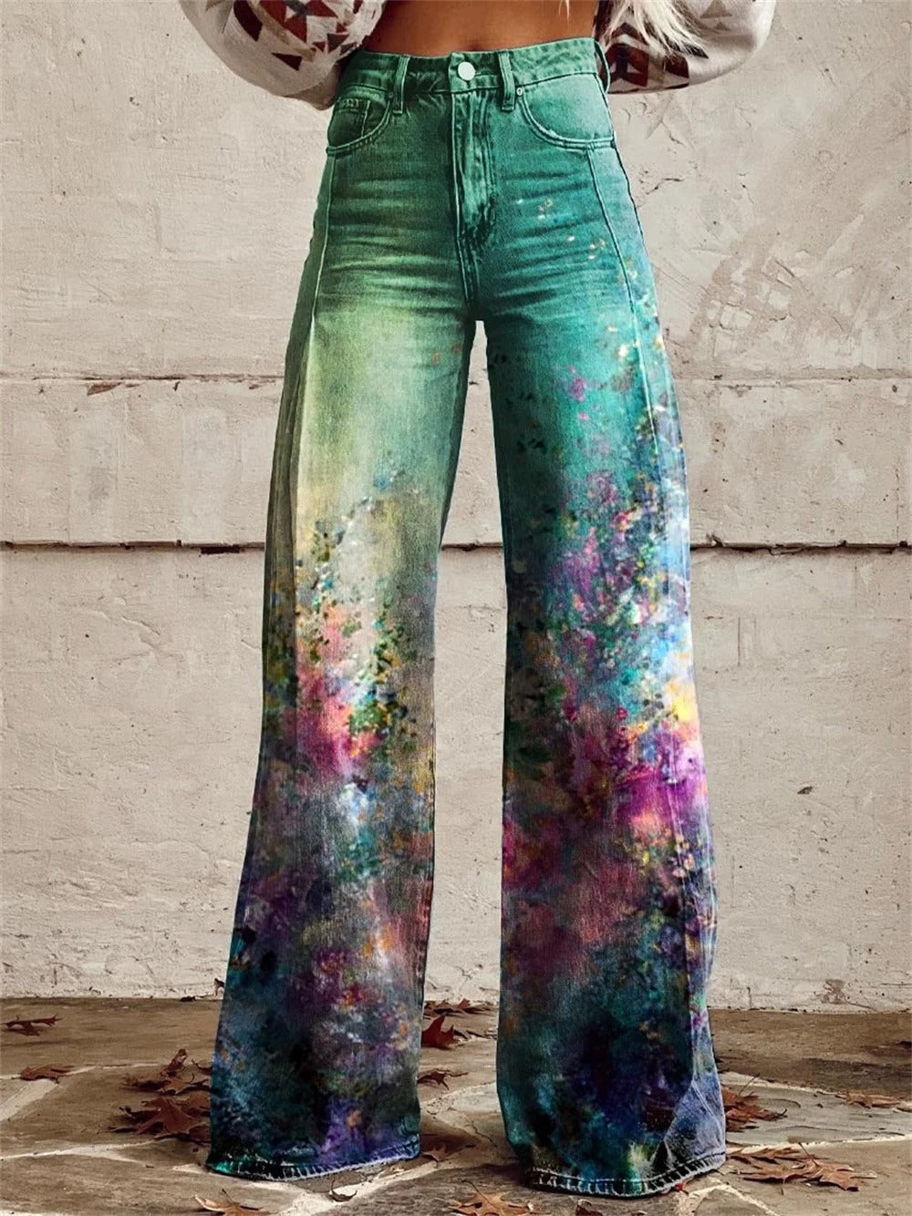Ellie™ - High Waisted Wide Leg Trousers