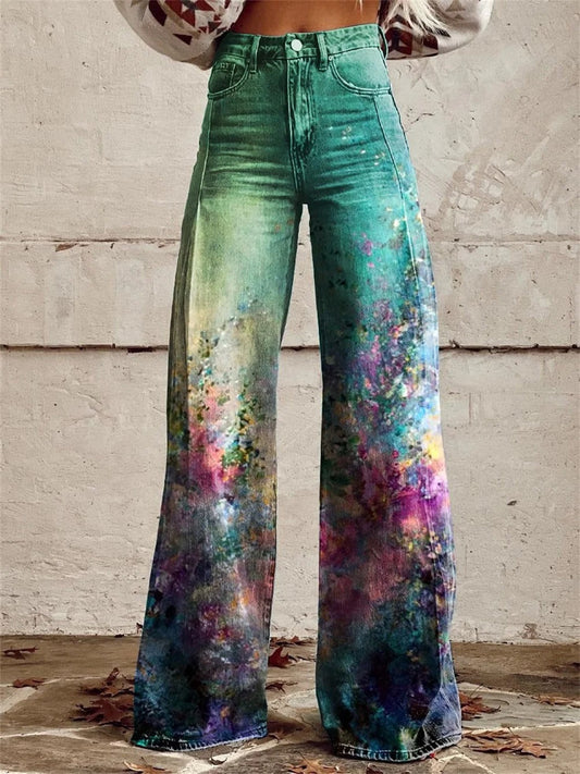 Ellie™ - High Waisted Wide Leg Trousers