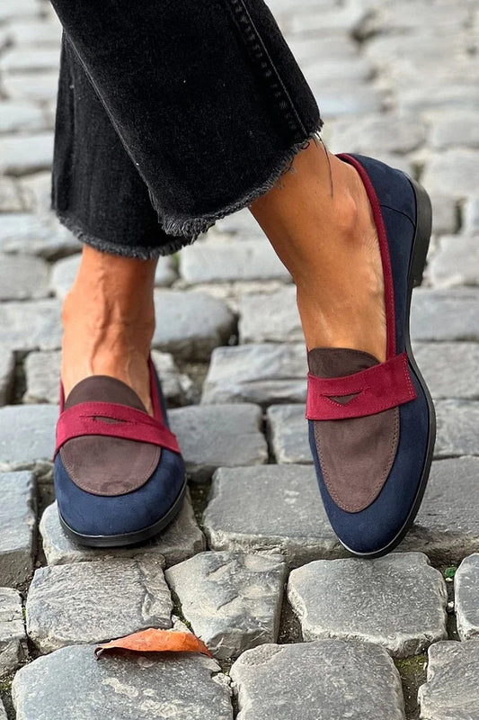 Iris | Colour-Block Loafers