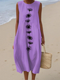 Emma™ Violet Bloom Midi Dress