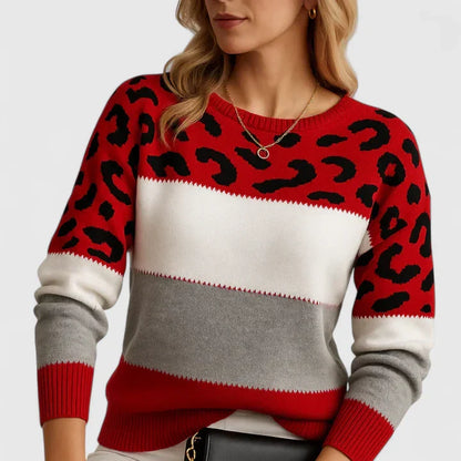 Mariska | Leopard Knit Sweater