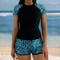 Viviana | Short-Sleeve Two-Piece Swimsuit Set