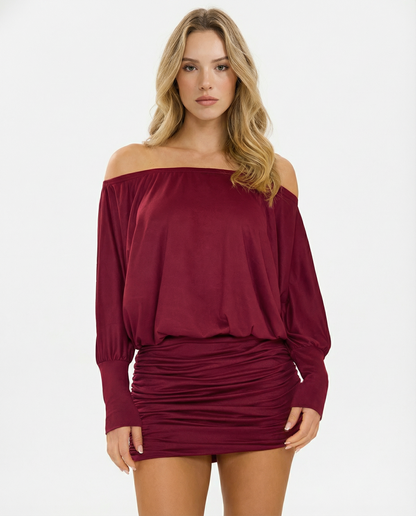 Muse™ | SOLA Ruched Mini Dress