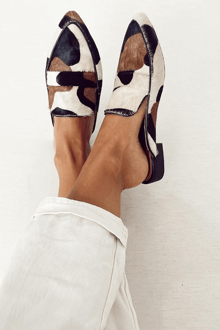 Rory - Cowhide Chic Loafers