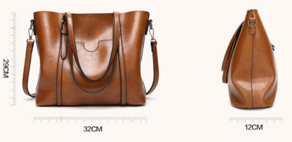 Evelyn - Sleek Leather Shoulder Bag