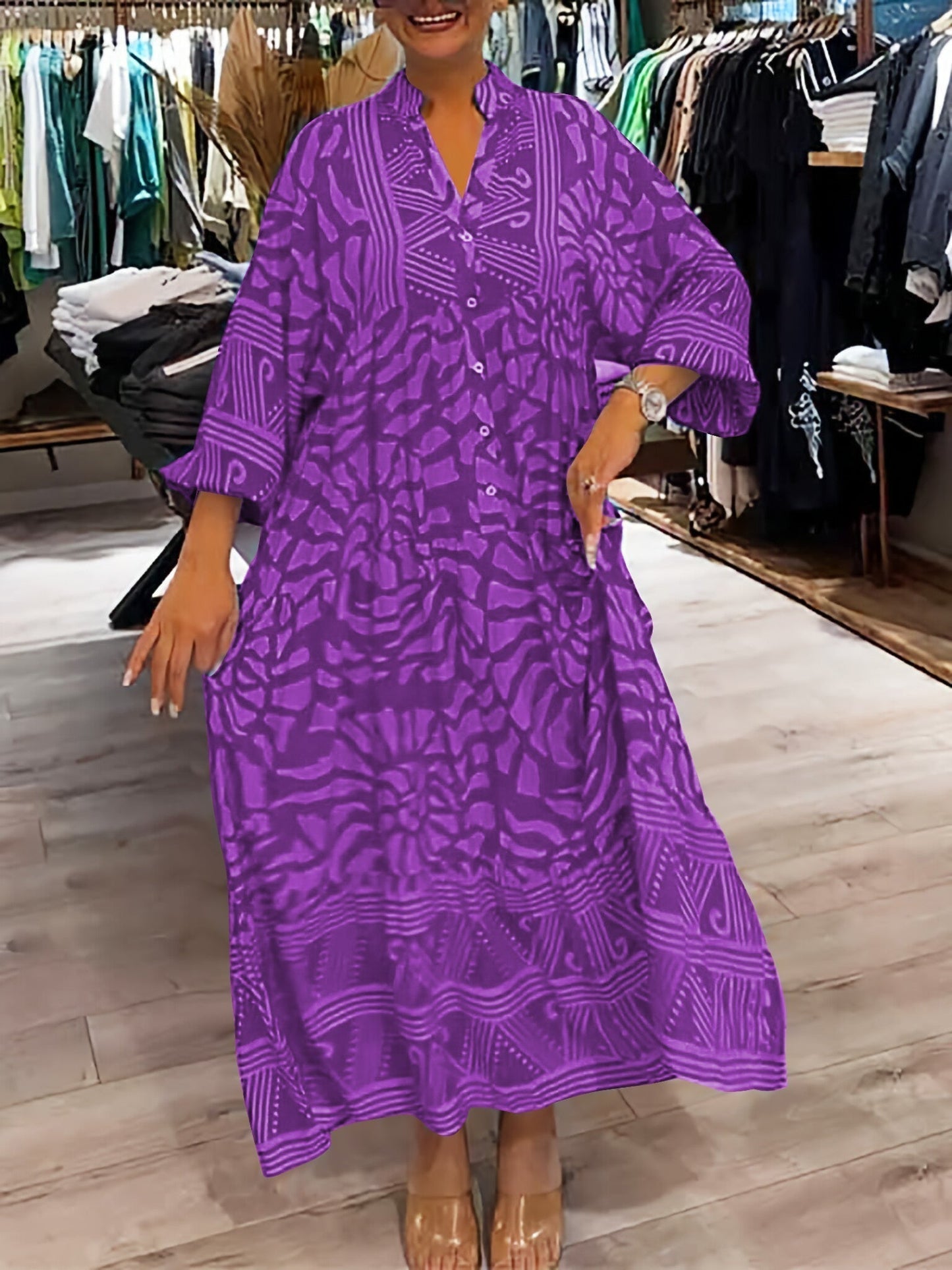 Carmilla - Vibrant Printed Dress