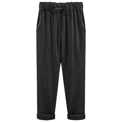 LUISA | Zomerse linnen-katoenen broek voor dames
