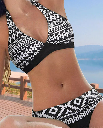 Sandra - Boho-Chic Halter Bikini