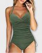 Annabelle – Stylish V-Neck Tankini Swimsuit