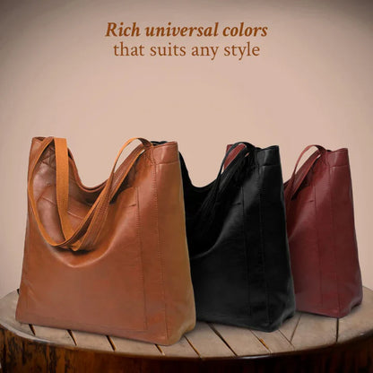 Elysia - Classic Leather Tote