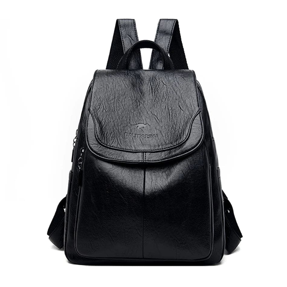 Ellie - Secure Leather Backpack