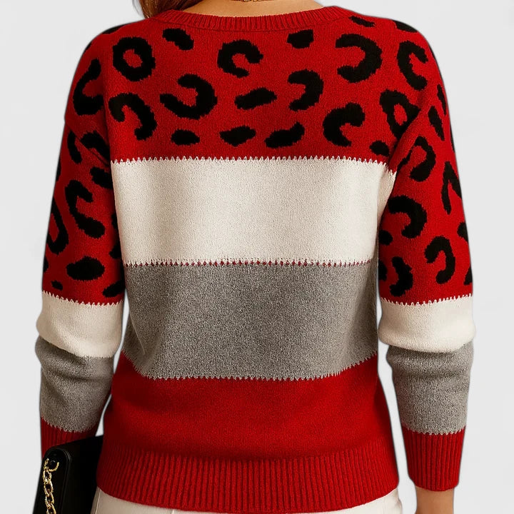 Mariska | Leopard Knit Sweater