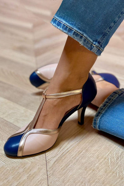 Verena | T-Strap Heels