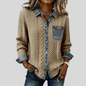 Simone™ | Denim Patchwork Shirt