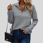 Liory™ | Textured Quarter Zip Pullover