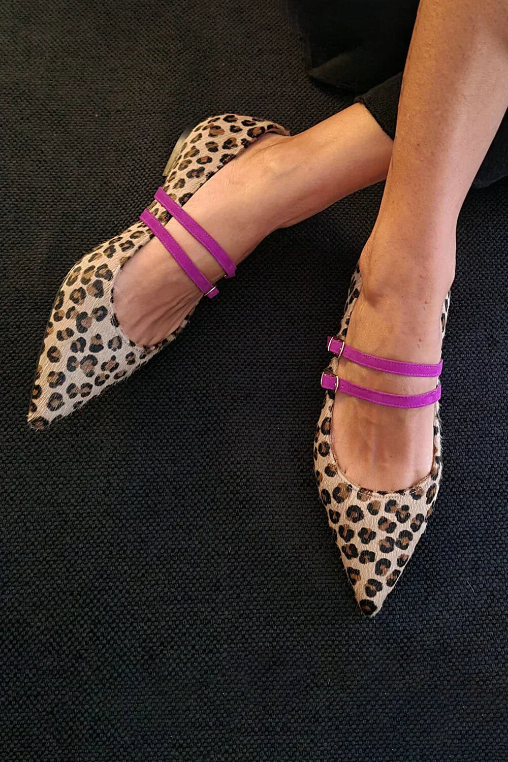 Lune - Chic Leopard Flats