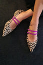 Alice | Leopard-Print Strap Flats