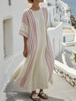 Women's Contrast Striped Dress