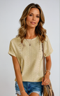 Orlena - Casual Eyelet Top