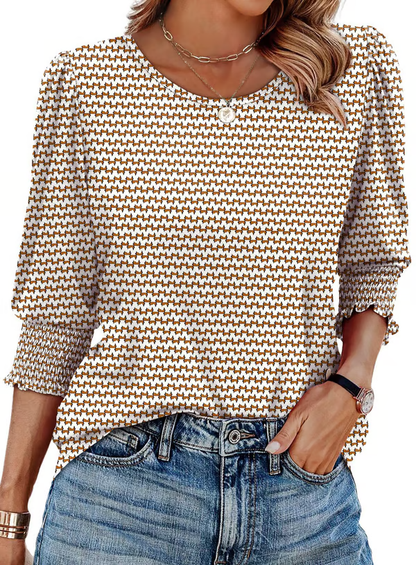 Kaela - Printed Charm Top