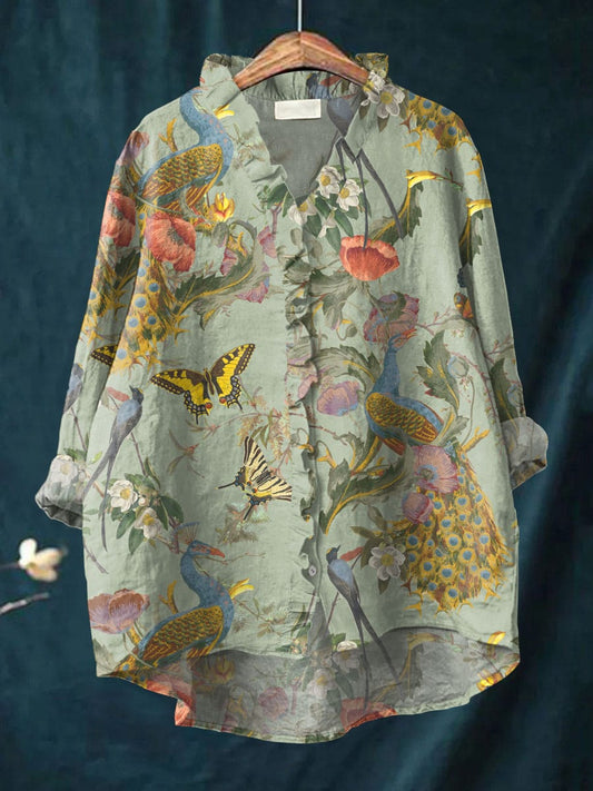 Scarlett Linen Blouse