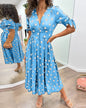 Bellamy - Polka Dots V-Neck Dress