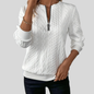 Borelina™ | Cable Knit Zip Sweater