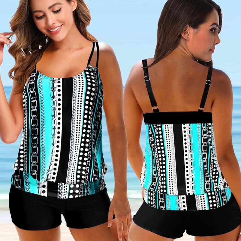 Hallie | Printed Bathing Suit Two-Piece Swimsuits