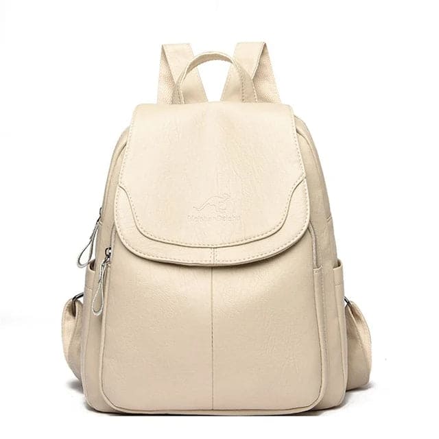 Ellie - Secure Leather Backpack