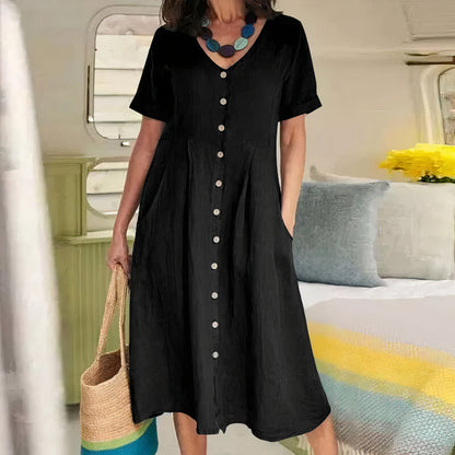 Briar - Effortless Buttoned Dress