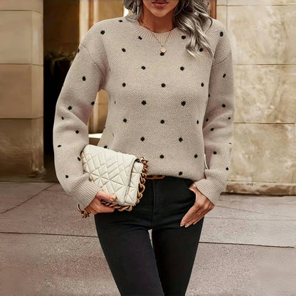 Nina | Textured Knitted Sweater