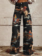 Penelope™ - Vintage Printed Wide Leg Trousers