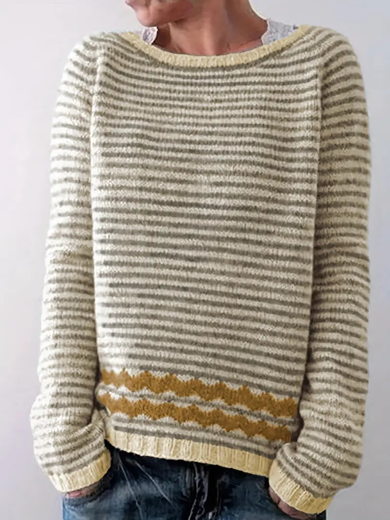 Claire | Cozy Striped Sweater