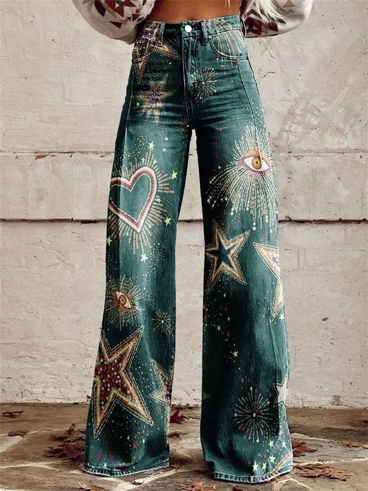 Sophia™ - High Waisted Wide Leg Trousers