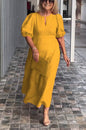 Juliana - Elegant Puff-Sleeve Dress
