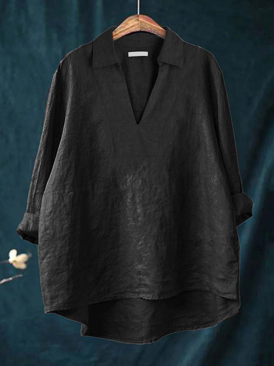 Maria Linen Blouse