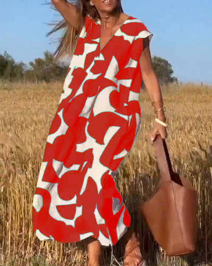 Kendall - Relaxed Abstract Dress
