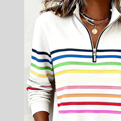 Horelle™ | Colourful Striped Sweater