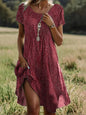 Taylor - Vintage Boho V-Neck Dress