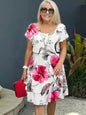 Lyra - Graceful Floral Elegance Dress