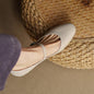 Corinne Leather Round-Toe Mary Jane