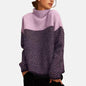 Monique | Patterned Turtleneck Sweater