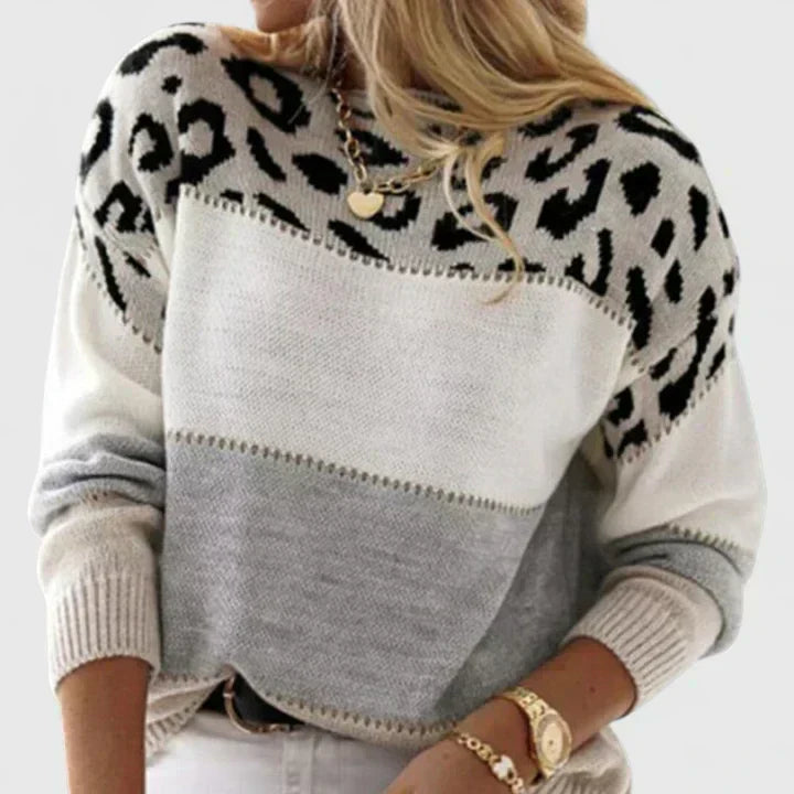 Mariska | Leopard Knit Sweater