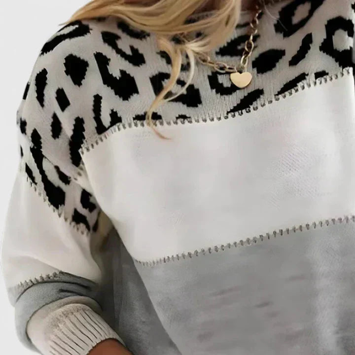 Mariska | Leopard Knit Sweater