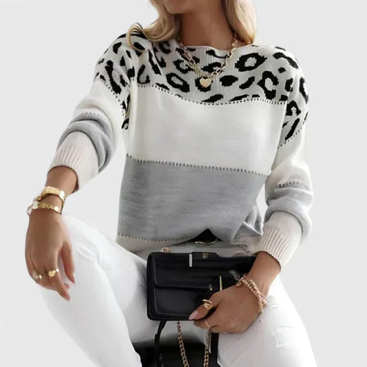 Mariska | Leopard Knit Sweater
